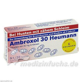 AMBROXOL 30 HEUMANN, 20 ST – PZN 3882118 из Германии