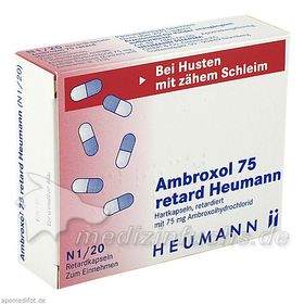 AMBROXOL 75 RETARD HEUMANN, 20 ST – PZN 3882147 из Германии