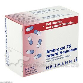 AMBROXOL 75 RETARD HEUMANN, 50 ST – PZN 3882153 из Германии