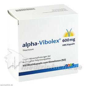 alpha-Vibolex 600 HRK Kapseln, 100 ST – PZN 410471 из Германии