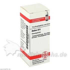 AMBRA D 6, 10 G – PZN 4202887 из Германии