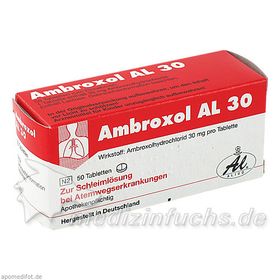 AMBROXOL AL 30, 50 ST – PZN 4765797 из Германии