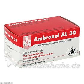AMBROXOL AL 30, 100 ST – PZN 4765805 из Германии