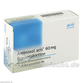 Ambroxol acis 60mg Brausetabletten, 20 ST – PZN 4881368 из Германии