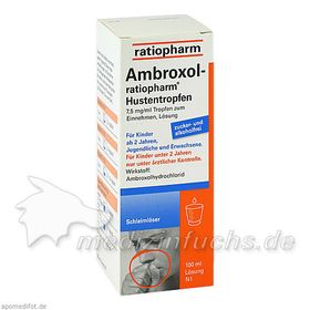 Ambroxol-ratiopharm Hustentropfen, 100 ML – PZN 563097 из Германии