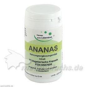 ANANAS ENZYME, 60 ST – PZN 587608 из Германии