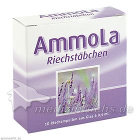 Ammola Riechstäbchen Riechampulle, 10X0.4 ML – PZN 6766849 из Германии