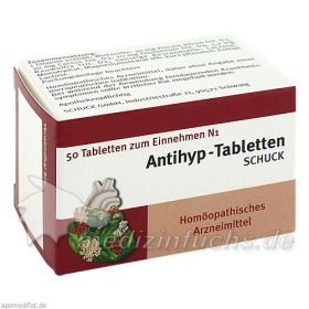 Antihyp-Tabletten Schuck, 50 ST – PZN 6801209 из Германии