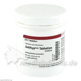 Antihyp-Tabletten Schuck, 250 ST – PZN 6801215 из Германии