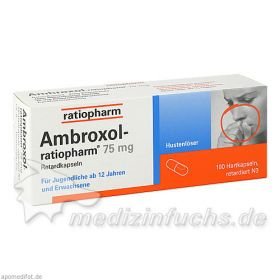 Ambroxol-ratiopharm 75mg Hustenlöser, 100 ST – PZN 680992 из Германии