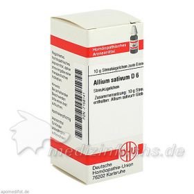 ALLIUM SATIVUM D 6, 10 G – PZN 7158141 из Германии