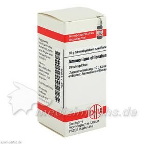 AMMONIUM CHLORATUM D 6, 10 G – PZN 7158595 из Германии