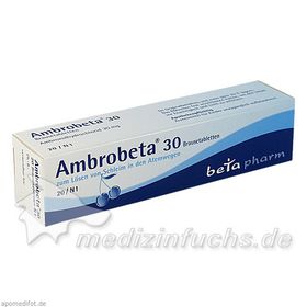 Ambrobeta 30, 20 ST – PZN 7522782 из Германии
