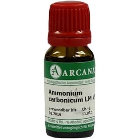 AMMONIUM CARBONI LM 6, 10 ML – PZN 7539009 из Германии