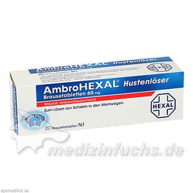 AmbroHEXAL Hustenlöser Brausetabletten, 20 ST – PZN 832491 из Германии