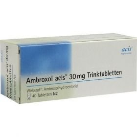 Ambroxol acis 30mg Trinktabletten, 40 ST – PZN 8535456 из Германии