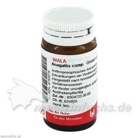 ANAGALLIS COMP, 20 G – PZN 8783579 из Германии