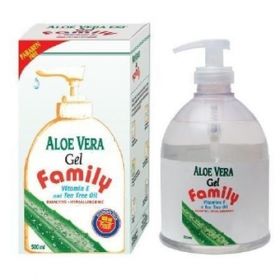 Aloe-Vera-Gel 99.9% + Vitamin E+Teebaumöl, 500 ML – PZN 9063605 из Германии