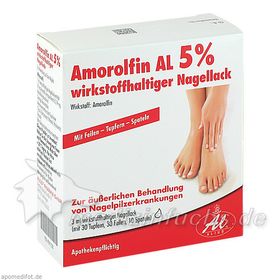 Amorolfin AL 5 % wirkstoffhaltiger Nagellack, 3 ML – PZN 9091228 из Германии