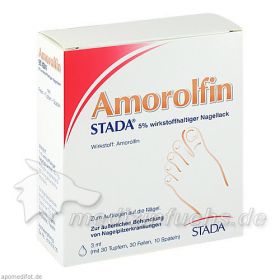 Amorolfin STADA 5% wirkstoffhaltiger Nagellack, 3 ML – PZN 9098182 из Германии