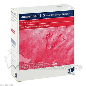 AMOROLFIN-CT 5% wirkstoffhaltiger Nagellack, 3 ML – PZN 9100967 из Германии