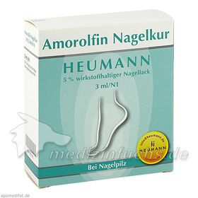 Amorolfin Nagelkur Heumann 5% wirkstoffh.Nagellack, 3 ML – PZN 9296195 из Германии