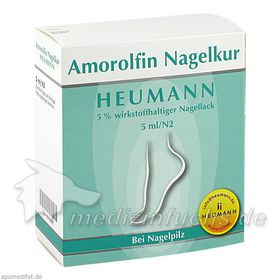 Amorolfin Nagelkur Heumann 5% wirkstoffh.Nagellack, 5 ML – PZN 9296203 из Германии
