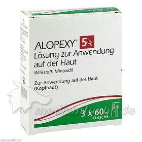 ALOPEXY 5% Lösung zur Anwendung auf der Haut, 3X60 ML – PZN 9374110 из Германии