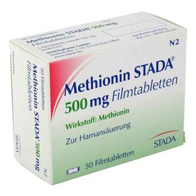 Methionin Stada 500 mg Filmtabletten (50 stk) – PZN 177508 из Германии