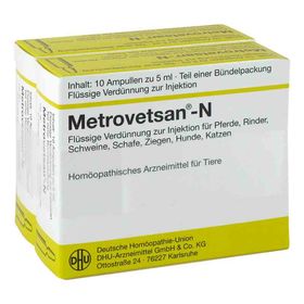 Metrovetsan N veterinär  Injektionslösung (2X10X5 ml) – PZN 1066484 из Германии