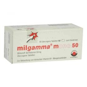 Milgamma mono 50 überzogene Tabletten (60 stk) – PZN 1221909 из Германии
