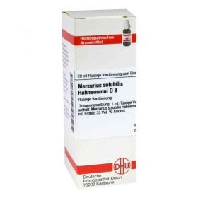 Mercurius Solub. D 8 Dilution Hahnemann  (20 ml) – PZN 1779043 из Германии
