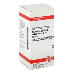 Mercurius Solub. D 12 Tabletten Hahnemann  (80 stk) – PZN 2116422 из Германии