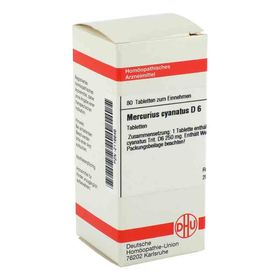 Mercurius Cyanatus D 6 Tabletten (80 stk) – PZN 2116646 из Германии