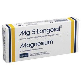 Mg 5 Longoral Kautabletten (20 stk) – PZN 2494905 из Германии