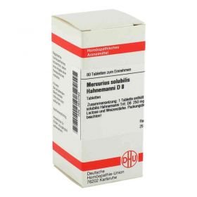Mercurius Solub. D 8 Tabletten Hahnemann  (80 stk) – PZN 2633784 из Германии