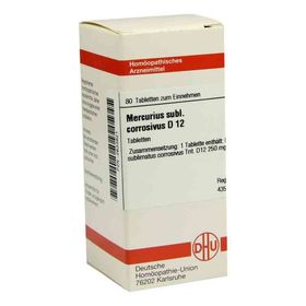 Mercurius Subl. Corr. D 12 Tabletten (80 stk) – PZN 2633821 из Германии