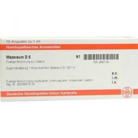 Mezereum D 6 Ampullen (10X1 ml) – PZN 2827749 из Германии