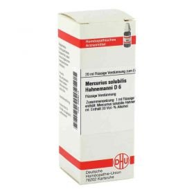Mercurius Solub. D 6 Dilution Hahnemann  (20 ml) – PZN 2889213 из Германии