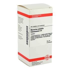 Mercurius Solub. D 8 Tabletten Hahnemann  (200 stk) – PZN 2927439 из Германии