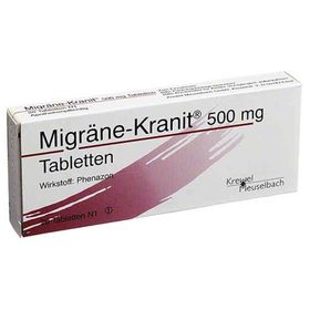 Migräne-Kranit 500mg (20 stk) – PZN 3438010 из Германии