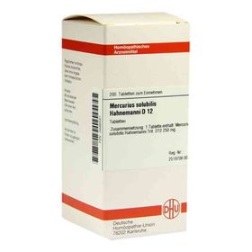 Mercurius Solub. D 12 Tabletten Hahnemann  (200 stk) – PZN 3486581 из Германии