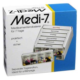 Medi 7 Medikamenten Dosierer für 7 Tage (1 stk) – PZN 3812431 из Германии