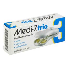 Medi 7 trio Tablettenteiler weiss (1 stk) – PZN 4522273 из Германии