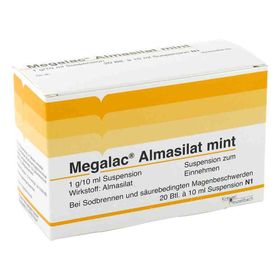 Megalac Almasilat mint Beutel (20X10 ml) – PZN 4745783 из Германии