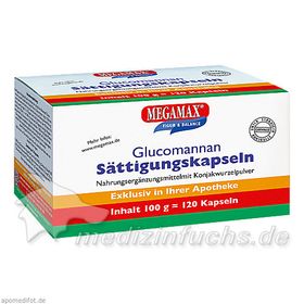 MEGAMAX Sättigungskapseln Glucomannan, 120 ST – PZN 10267164 из Германии