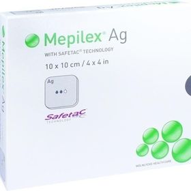 MEPILEX Ag Schaumverband 10x10 cm steril, 5 ST – PZN 11138500 из Германии