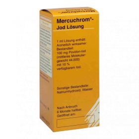 Mercuchrom Jod Lösung (100 ml)  – PZN 11320386 из Германии
