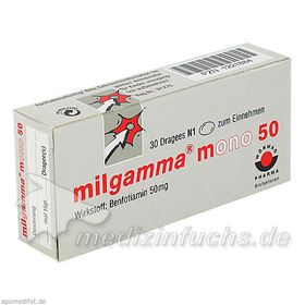 milgamma mono 50, 30 ST – PZN 1221884 из Германии