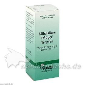 Milchsäure Pflüger Tropfen, 50 ML – PZN 1222398 из Германии